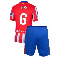 Atletico Madrid Koke #6 Domaci Dres za djecu 2024-25 Kratak Rukav (+ Kratke hlače)